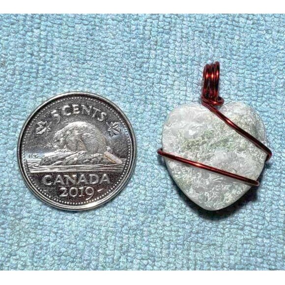 Hand Carved Milky Quarts Pendant - Picture 1 of 1